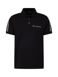ARMANI EXCHANGE Poloshirt Herren Logo schwarz/wei