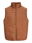 Jack & Jones Weste 'State' JJESTATE PACKABLE BW COLLAR NOOS cognac