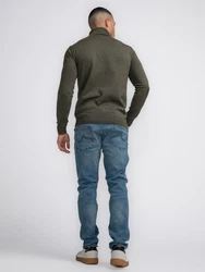 Petrol Industries Pullover 'Eagle' dunkelgrün