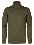 Petrol Industries Pullover 'Eagle' dunkelgrün