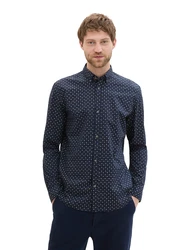 TOM TAILOR DENIM Hemd navy/wei