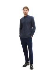 TOM TAILOR DENIM Hemd navy/wei
