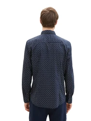 TOM TAILOR DENIM Hemd navy/wei