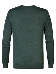 Petrol Industries Pullover Nenana Men Knitwear Round Neck Basic dunkelgrün
