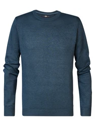 Petrol Industries Pullover Nenana Men Knitwear Round Neck Basic dunkelblau