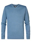 Petrol Industries Pullover 'Atka' Men Knitwear V-Ausschnitt Basic saphir Petrol Industries Pullover 'Atka' Men Knitwear V-Ausschnitt Basic saphir