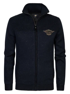 Petrol Industries Strickjacke 'Naukati' marine