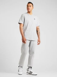 ADIDAS ORIGINALS Hose 'Trefoil Essentials' graumeliert/schwarz