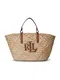 Lauren Ralph Lauren Nakupovalna torba 'SHELBIE'  kamela / ecru / rjava