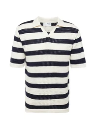 Pullover 'SLHNIK' beige / schwarz