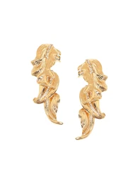 Náušnice 'Priyal' zlatá / průhledná