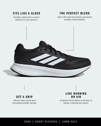 ADIDAS PERFORMANCE Laufschuh 'Runfalcon 5' schwarz/weiß