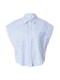 Bluza 'Piper' svijetloplava / bijela