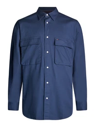 Hemd marine / rot / wei