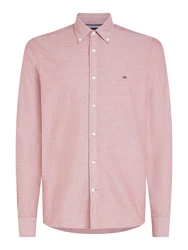 Tommy Hilfiger Langarmhemd OXFORD DOBBY SF SHIRT Hemden navy / hellpink / rot / weiß