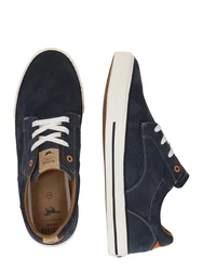 MUSTANG Sneaker beige/dunkelblau/orange