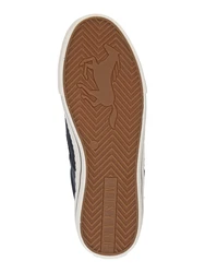 MUSTANG Sneaker beige/dunkelblau/orange