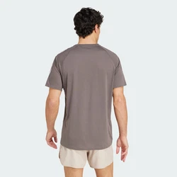 ADIDAS PERFORMANCE Funktionsshirt 'Own The Run' grau/weiß