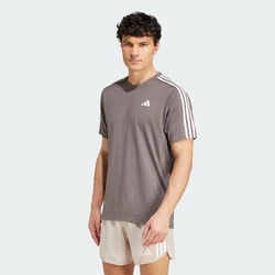 ADIDAS PERFORMANCE Funktionsshirt 'Own The Run' grau/weiß