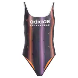 Sportovní plavky 'Tiro' fialová / oranžová / černá / bílá