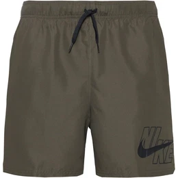 Sportbadehose 'Lap 5' khaki / schwarz