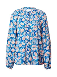 Bluza sivkasto bež / plava / svijetlonarančasta / svijetloroza