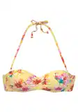 Květované Bandeau Vršky Bikin image