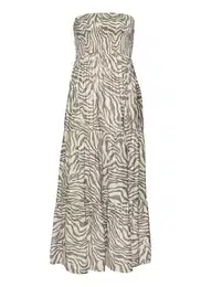 Letní šaty béžová / olivová