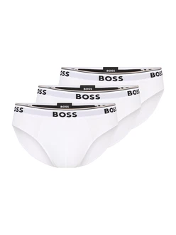 BOSS Slip Cotton Stretch (3-St) braun/schwarz/weiß BOSS Slip Cotton Stretch (3-St) braun/schwarz/weiß