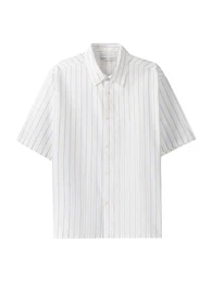 Hemd marine / wei