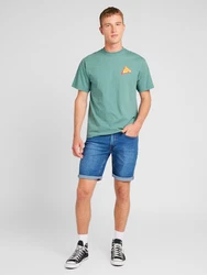 HUF T-Shirt Skewed TT gelb/jade/orangerot