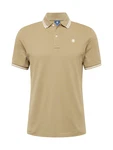 G-STAR Poloshirt 'Dunda' camel/weiß