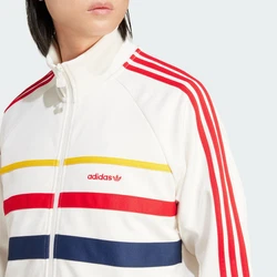 ADIDAS ORIGINALS Sweatjacke 'The First' navy / gelb / blutrot / wei