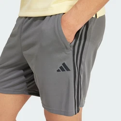 ADIDAS PERFORMANCE Sportshorts TRAIN ESSENTIALS 3-STREIFEN grau/schwarz
