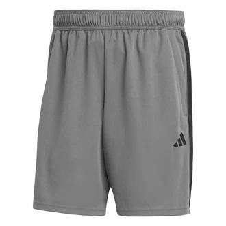 ADIDAS PERFORMANCE Sportshorts TRAIN ESSENTIALS 3-STREIFEN grau/schwarz