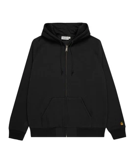 Carhartt WIP Sweatjacke Chase orange/schwarz