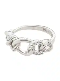 Ring 'Wrenley' silber / transparent