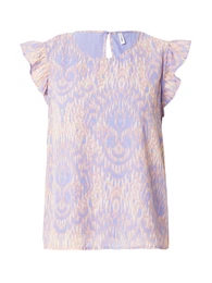 Bluza 'Ann' lila / pastelno narančasta / prljavo bijela