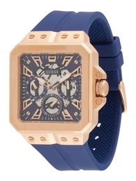 Uhr blau / rosegold