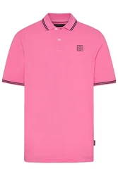 bugatti Poloshirt pitaya/schwarz