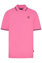 Poloshirt pitaya / schwarz