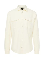 G-STAR Hemd 'Marine' Marine/creme