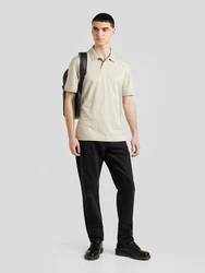 BOSS Poloshirt Pe_Interlock mit Polokragen beige