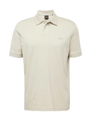 BOSS Poloshirt Pe_Interlock mit Polokragen beige