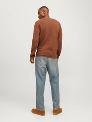 JACK & JONES Pullover 'JJEHill' cognac