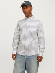 Jack & Jones Langarmhemd OXFORD SHIRT Hellgrau/Grau/Hellgrau/Grau/Hellgrau/Grau/Hellgrau/Grau/Hellgrau/Grau/Hellgrau/Grau/Hellgrau/Grau/Hellgrau/Grau/Hellgrau/Grau/Hellgrau/Grau/Hellgrau/Grau/Hellgrau/Grau/Hellgrau/Grau/Hellgrau/Grau