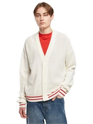 Urban Classics Strickjacke sand/rot