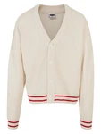 Urban Classics Strickjacke sand/rot