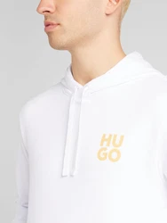 HUGO Sweatshirt Dimoni orange/wei
