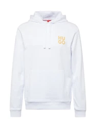 HUGO Sweatshirt Dimoni orange/wei
